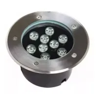 Balizador Spot Led  luminaria Chão Piso 9w Embutir