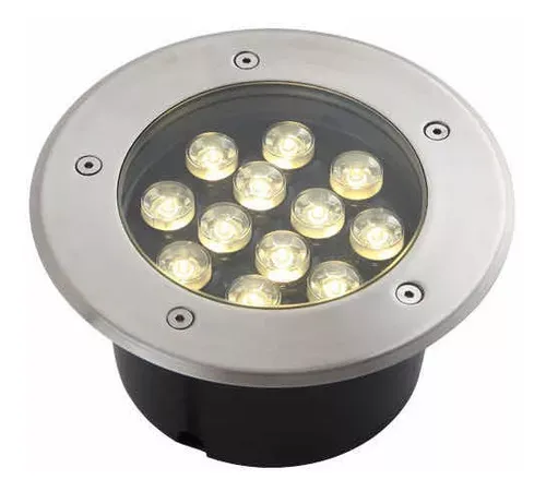 Balizador Spot Led  luminaria Chão Piso 12w Embutir