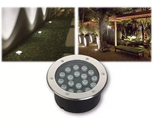 Balizador Spot Led  luminaria Chão Piso 18w Embutir