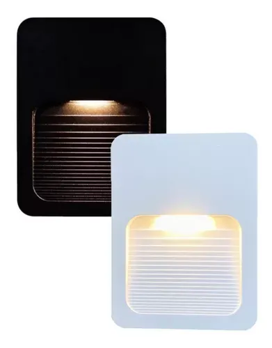 Balizador Spot Led  luminaria 2w Embutir