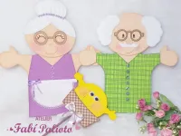 G1.368 Gabarito de Moldes em MDF Fantoche O caso do Bolinho - Foto 10