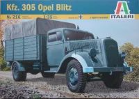 Caminhão Opel Blitz Kit Italeri 0216 1/35 Plastimodelismo