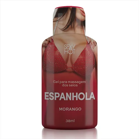 Gel para Massagem dos Seios ESPANHOLA Morango 38g Adão e Eva - CO231