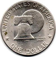 Estados Unidos - 1976 -1 Dollar - Comemorativa Bicentenário - Foto 2