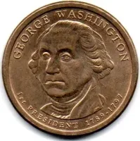 Estados Unidos - 2007P - 1 Dollar - Presidential Dollar - George Washington