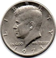 Estados Unidos - 1971D - 50 Cents - Half Dollar