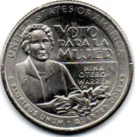 Estados Unidos - 2022P - 25 Cents - Quarter Dollar - Nina Otero Warren