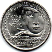 Estados Unidos - 2022P - 25 Cents - Quarter Dollar - Anna May Wong - FC