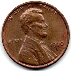 Estados Unidos - 1970S - 1 Cent
