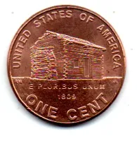 Estados Unidos - 2009 - 1 Cent - Lincoln Bicentennial - Birth and Early Childhood
