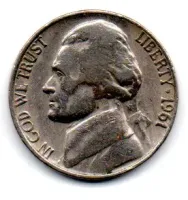 Estados Unidos - 1961D - 5 Cents