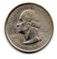 Estados Unidos - 1999P - 25 Cents - New Jersey - State Quarter Dollar - Foto 2
