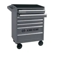 Carrinho de ferramentas com 7 gavetas Cinza 87434-7B-G  King Tony - Foto 2