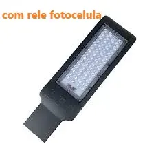 Luminaria Publica Led smd  100w Bivolt 6000k com rele fotocelula