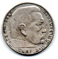 Alemanha - 1939A - 2 Reichsmark - Prata .625 - Aprox. 8g - 25mm - Foto 2