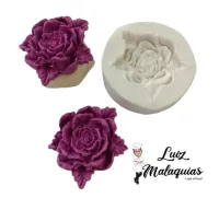 Molde de Silicone Rosa Magenta