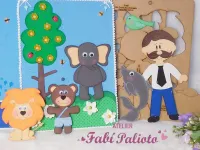 G1.369 Gabarito de Moldes em MDF Recurso Poema: Meu pai é assim... - Foto 4