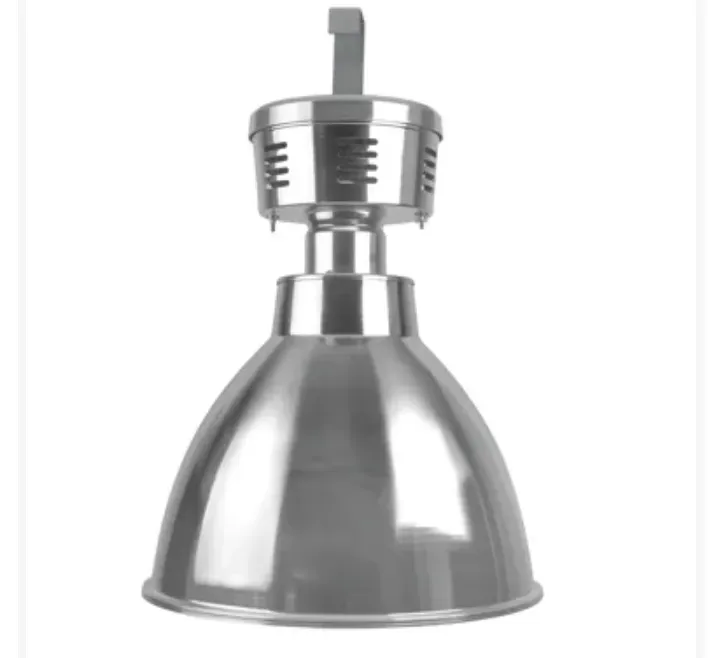 Luminária Industrial 16 Pol Difusor em Alumínio Alojamento Taça E-27 