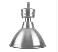 Luminária Industrial 20 Pol Difusor em Alumínio Alojamento Taça E-40