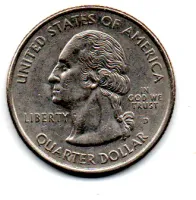 Estados Unidos - 1999D - 25 Cents - Connecticut - State Quarter Dollar - MBC - Foto 2
