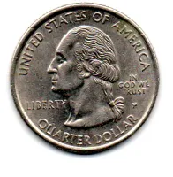 Estados Unidos - 1999P - 25 Cents - Delaware - State Quarter Dollar - MBC - Foto 2