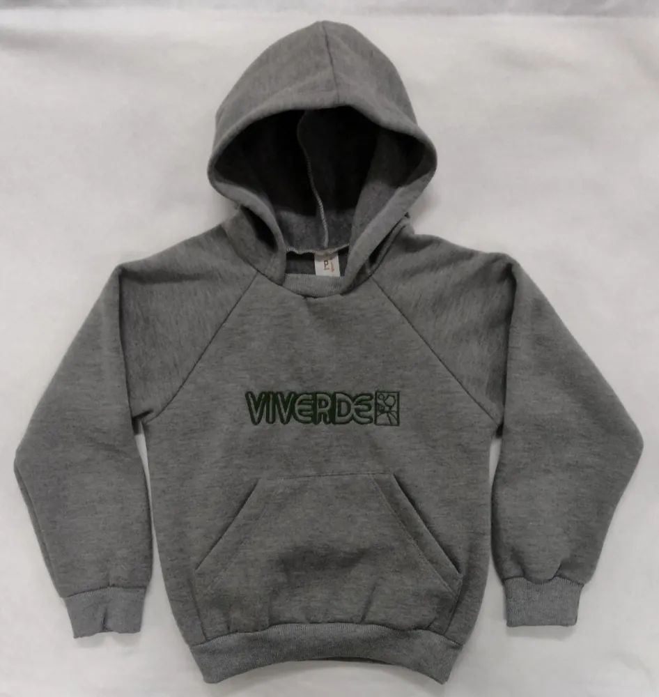 MOLETOM VIVERDE FECHADO COM CAPUZ