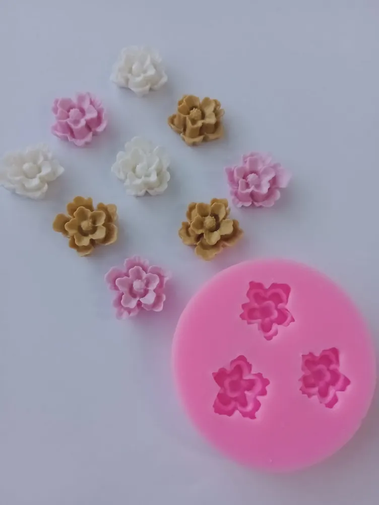 Molde de Silicone Florzinhas do Campo Imagem
