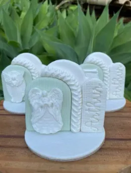 Molde de Silicone Anjo com Oração  - Foto 2