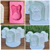 Molde de Silicone Anjo com Oração  - Foto 3