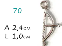 Pingente de Arco e Flecha