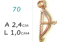 Pingente de Arco e Flecha - Foto 2