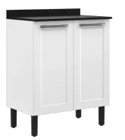 Balcão 70 2 PT  aço Cozinha Florença Itatiaia - Foto 3