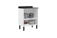 Balcão 70 2 PT  aço Cozinha Florença Itatiaia - Foto 4