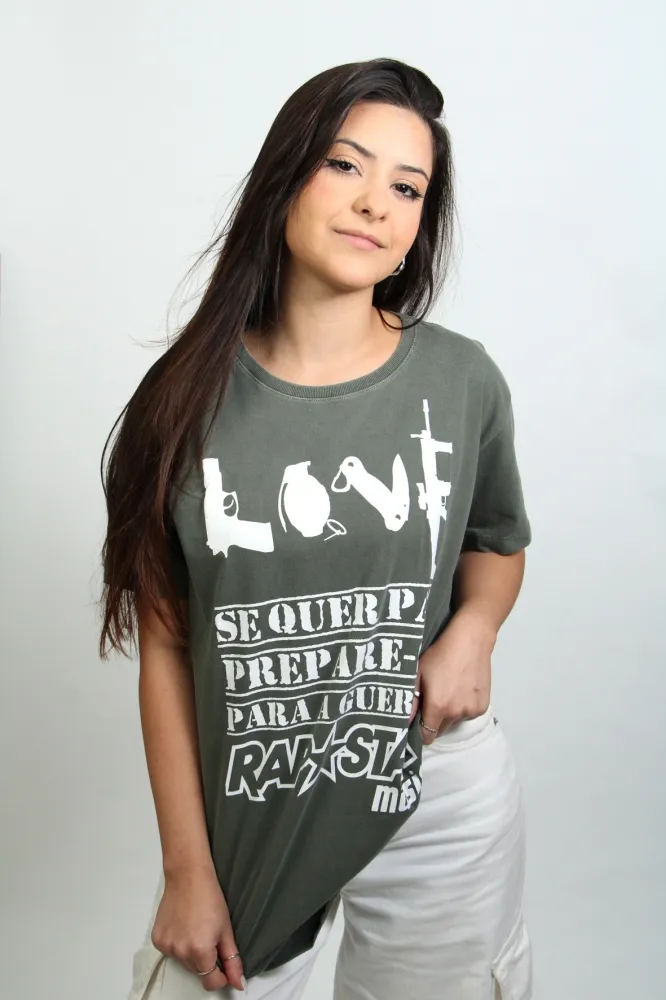 Camiseta Longline Love  Imagem