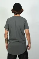 Camiseta longline music silk preto - Foto 3