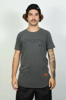 Camiseta longline music silk preto - Foto 4