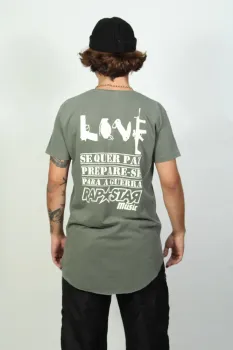 Camiseta longline Love costas - Foto 2