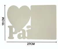 QUADRINHO EM MDF PAI - Foto 2