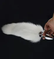 PLUG ANAL RABO DE RAPOSA BRANCO TAMANHO P - SI.                                                                                    LIBYSEXSHOP - Foto 2