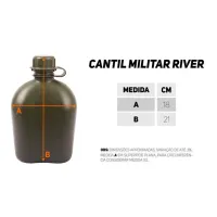 Kit River Cantil + Porta Cantil USA com Presilha - Foto 4