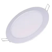 Luminaria Painel Led Embutir Redonda 18W Slim abs 22cm