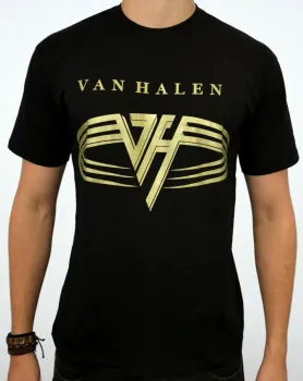 CAMISETA VAN HALEN LOGO DOURADO - Foto 2