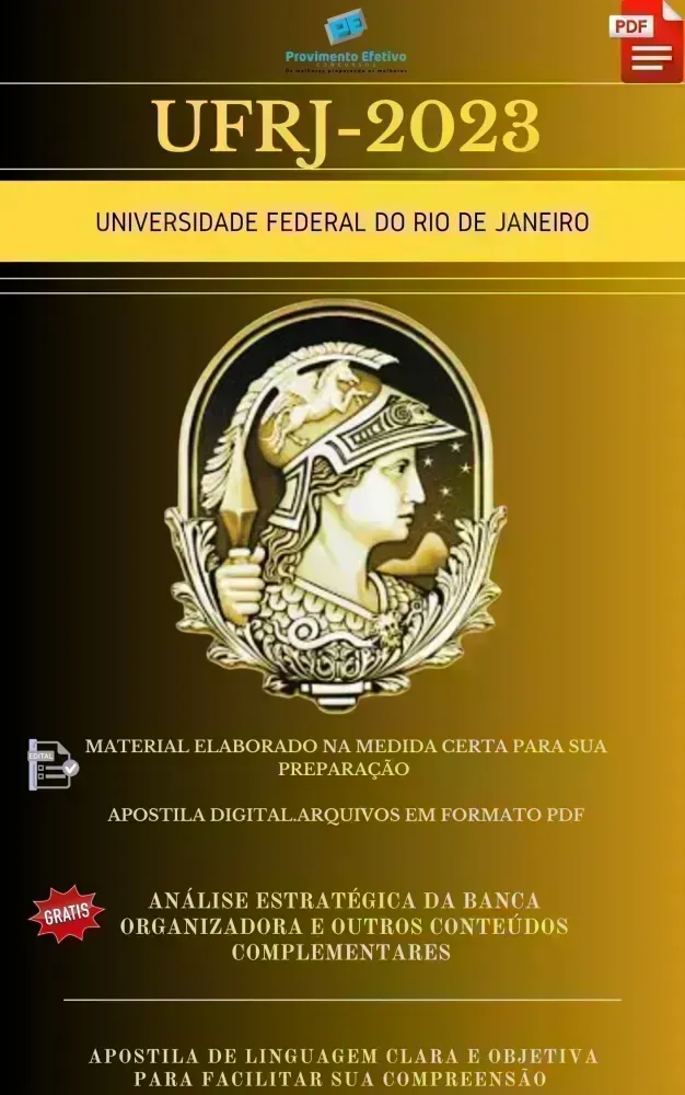 Apostila UFRJ Engenheiro Produção Ano 2023