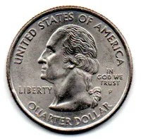 Estados Unidos - 2000P - 25 Cents - South Carolina - State Quarter Dollar - Soberba - Foto 2
