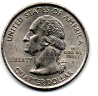 Estados Unidos - 2000P - 25 Cents - Maryland - State Quarter Dollar - Soberba - Foto 2