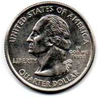 Estados Unidos - 2000D - 25 Cents - Virginia - State Quarter Dollar - Soberba - Foto 2