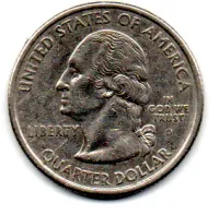 Estados Unidos - 2000D - 25 Cents - Virginia - State Quarter Dollar - C/ Danos - Foto 2