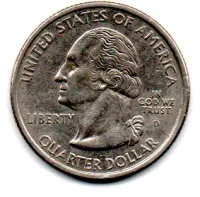 Estados Unidos - 2000D - 25 Cents - Virginia - State Quarter Dollar - Foto 2