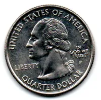Estados Unidos - 2000P - 25 Cents - Virginia - State Quarter Dollar - Soberba - Foto 2