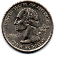 Estados Unidos - 2000D - 25 Cents - Massachusetts - State Quarter Dollar - Foto 2